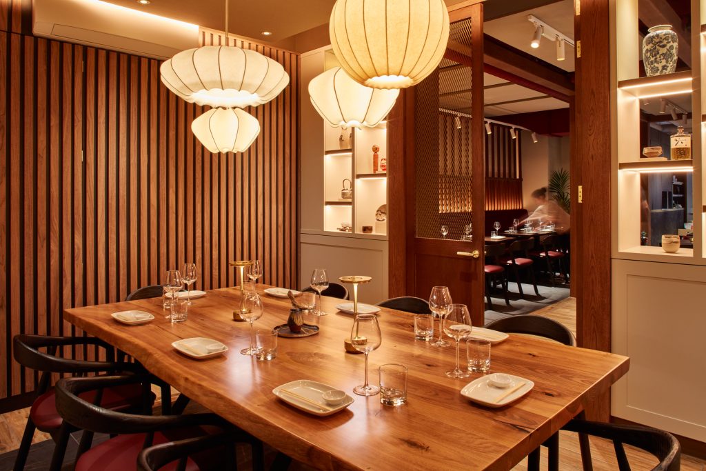 Japanese restaurant in London serving sushi and Pan-Asian dishes